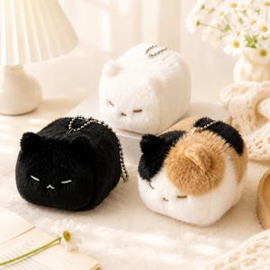 식빵 고양이 인형 키링 백꾸 가꾸 백참 귀여운 동물 키홀더 쓸데없는 킹받는 선물