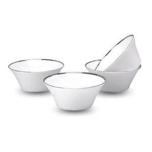 모던플래티늄 면기 4p 라면기 우동기 다용도 식기 그릇 신혼 집들이 한식 도자기