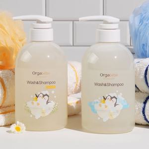 1+1 오가베베 아기 바디 워시&샴푸 500ml