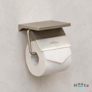 하츠 욕실 휴지걸이 선반형 휴지대 무광 니켈 HB-2202SS