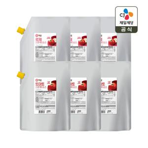백설 파스타 스파게티 소스 1.5kg 토마토 x3개+로제 x3개(총 9kg)