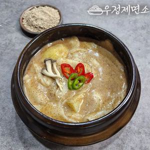 우정제면소 들깨 수제비 12인분세트 (생수제비 2kg+들깨가루 12봉)