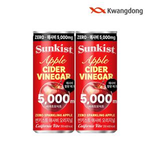 썬키스트 애사비 제로 스파클링 오리지널 CAN 250ml*24입 탄산음료