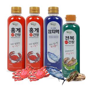 웰크리 간장 (홍게간장*2P+전복간장*1P+참치액*1P) 케이스없음/벌크