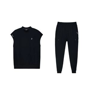 골피아 R6MWSU675 RB7 여성 민소매 반팔 긴바지 트레이닝 셋업