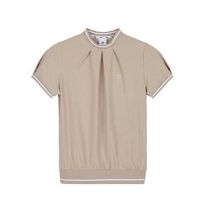 골피아 R6MWTS276 RB7 여성 퍼프 소매 라운드 반팔티셔츠