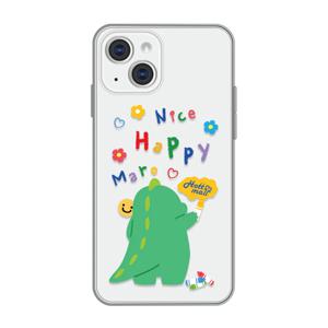 다이노 크레파스 색칠놀이 투명 TPU 풀커버 휴대폰 케이스