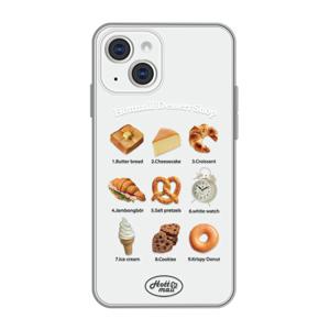 최애 간식 타임 투명 TPU 풀커버 아이폰 갤럭시 폰케이스