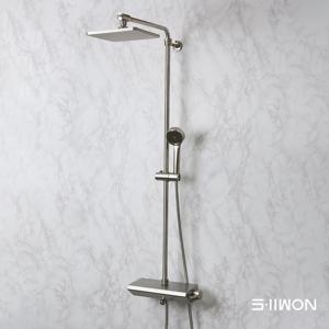 시원 욕실 해바라기 샤워기 레인샤워 무광 니켈 SB성현 3000 PLUS