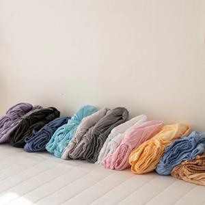 호텔식 마이크로화이버 홑겹 항균 매트리스커버 10colors (S/SS/Q/K)