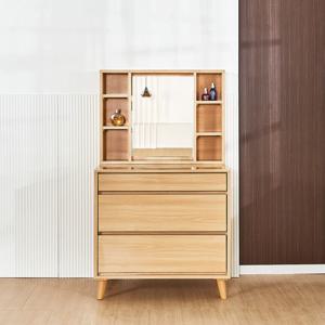 라프 800 3단서랍 수납거울 드레스룸 화장대 LF22101