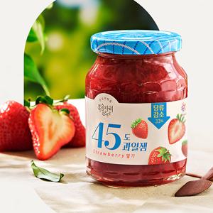45도 과일잼 딸기 350g (저당잼)