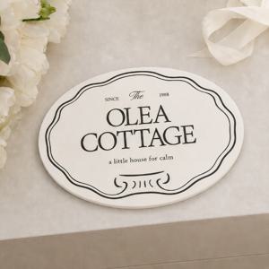감성 도어사인 빈티지 벽걸이 소품 벽인테리어 문패 OLEA COTTAGE