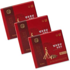 발효홍삼 침향단 환제 3.75g*30정 3팩