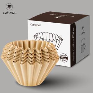 무표백 웨이브 커피 여과지 필터 185mm 50매 (CF3B)