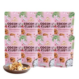 코코넛 클러스터 40g 3종 8개 (크랜베리/시드메들리/라이스앤코코아)