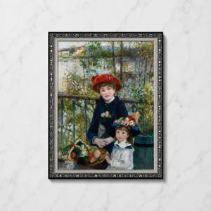르누아르 두 자매 프리미엄 그림 액자 PR-FR-01 10호