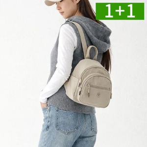 1+1 초경량 여성용 미니 백팩 나일론 가벼운 배낭 가방
