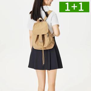 1+1 바스락 여성용 백팩 배낭 책가방 경량 노트북 여행가방