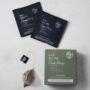 루하루 맑은 바람 싱글팩 10ea 삼각티백 박하차 호박차 팥차 수국차 블렌딩티