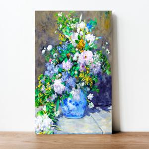 르누아르-봄꽃다발 명화 인테리어 감성 두꺼비집 가리개 풍수 그림액자