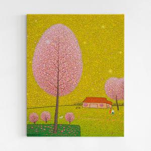 장용길 작가 풍경화 인테리어 그림 액자 봄날