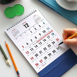 2027 레트로 달력 빈티지 인테리어 탁상 달력 데스크 캘린더