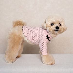 반려동물 강아지옷 땡땡이 스노우 티셔츠 S-2XL, 3 colors