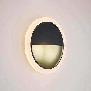 LED 벽등 쿠앤크 원형/타원형 8W 3000K 블랙/화이트