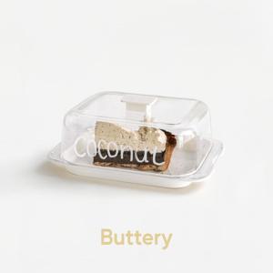 버터리 버터케이스 화이트 케이크 디저트 냉장 보관 용기