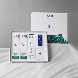 구강 케어 종합선물 세트(가루치약1+치약2+구강스프레이1+칫솔4종+쇼핑백)