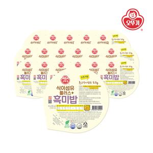 오뚜기밥 식이섬유플러스 흑미밥 130g*18개