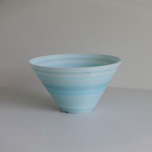 콘 화분 CONE POT L (BABY BLUE MULTI) 3D 프린트 화분