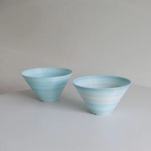 콘 화분 CONE POT M (BABY BLUE MULTI) 3D 프린트 화분