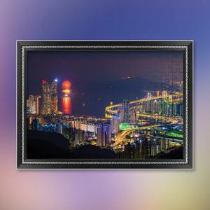 부산 광안대교 야경 미니 직소퍼즐 액자세트 1000피스 도시풍경