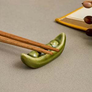 L 뚱다람쥐 젓가락받침 완두콩