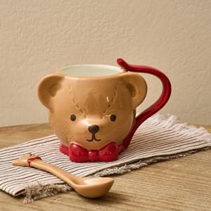 홀리베어 얼굴형태머그 325ml