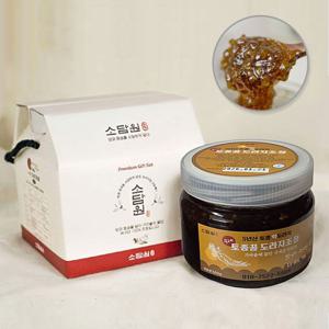 수제 토종꿀 도라지조청 500g 5년산 약도라지청 명절 선물세트