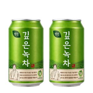 명인깊은녹차 340mL X 24캔 차음료