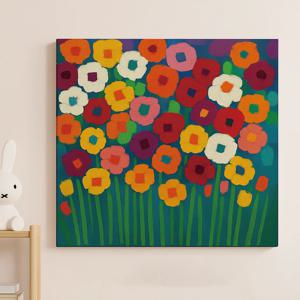 꽃의합창 꽃그림 캔버스 액자 카페인테리어 거실분위기 확바뀌는 디자인 풍수 병원인테리어
