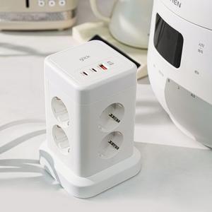 타워 8구 고용량 4000W USB 출력 멀티탭 NP708PD