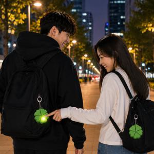 키링 키캡 네잎클로버 그린 스트레스 해소 클리커 장난감