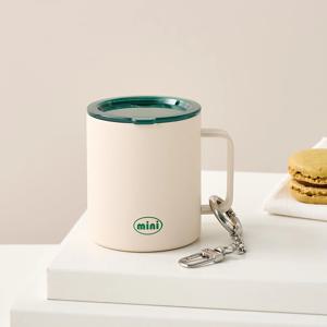 TOGO 미니 스테인리스 샷잔 100ml 아이보리 키링포함