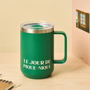 TO GO 뉴데스크 보온보냉컵 500ml 레터 그린
