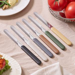 [1+1] 빵,과일,김밥 잘 썰리는 스텐 세라 나이프 (초경량/미세톱니)