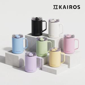 카이로스 클래식 스텐 머그컵 텀블러 400ml