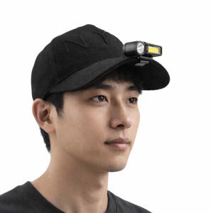충전식 센서 캡라이트 모자클립 헤드랜턴 낚시 작업등