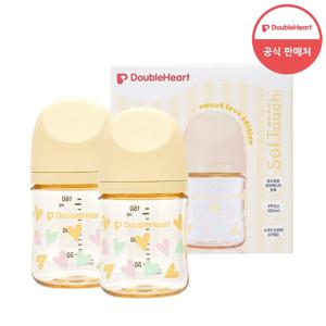 모유실감3 스윗러브 160ml 트윈팩 (젖병2개/노꼭지)