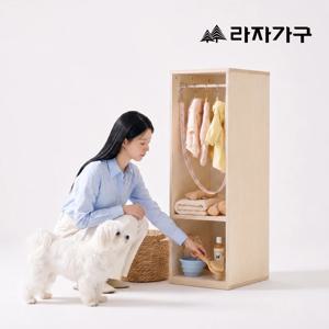 메이플 E0 원목 애견 행거 옷장 펫 반려동물 용품 수납장