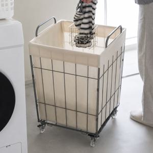 이동식 패브릭커버 빨래바구니 100L